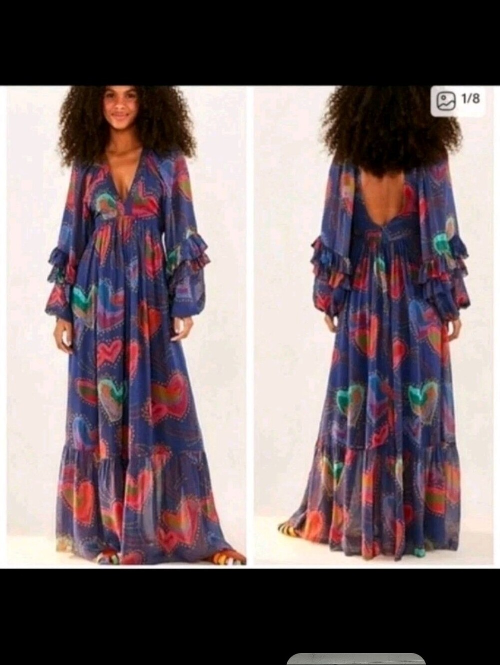 Farm Rio Hearts Maxidress